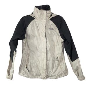 The North Face Women’s S tan gray Hyvent Jacket Hooded Coat jacket CMU7